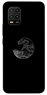 Чохол на Xiaomi Mi 10 Lite Black tsunami фото 1 з 1
