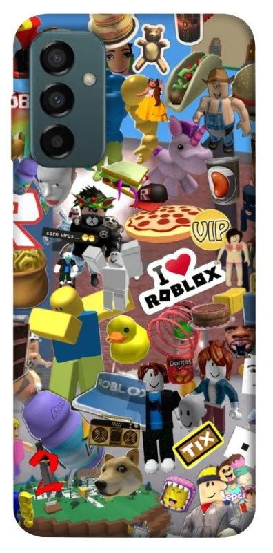 Чохол на Samsung Galaxy M13 4G Roblox collage ver.5 фото 1 з 1