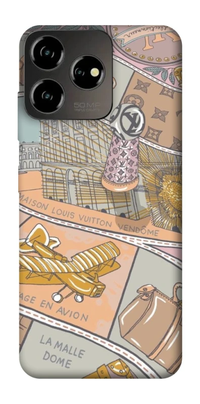 Чехол на ZTE Blade V50 Design 4G Fashion collage ver.2 фото 1 из 1