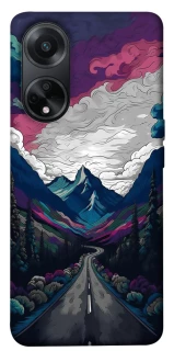 Чехол на Oppo A58 4G Нарисованные горы фото 1 из 1