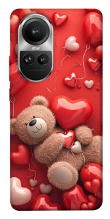 Чохол на Oppo Reno 10 bear in hearts фото 1 з 1