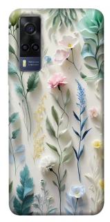 Чехол на Vivo Y53s Floral design ver.3 фото 1 из 1