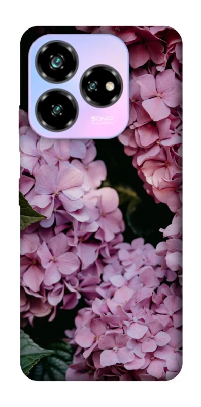 Чохол на ZTE Nubia V60 Desing Рожеві гартензії фото 1 з 1