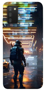 Чехол на Samsung Galaxy A03s Cyber character фото 1 из 1
