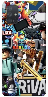 Чохол на Samsung Galaxy A71 Roblox collage ver.1 фото 1 з 1