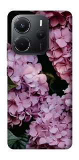 Чехол на Xiaomi Redmi Note 14 4G (Int. version) Розовые гартензии фото 1 из 1