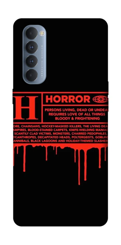 Чохол на Oppo Reno 4 Pro Horror Halloween фото 1 з 1