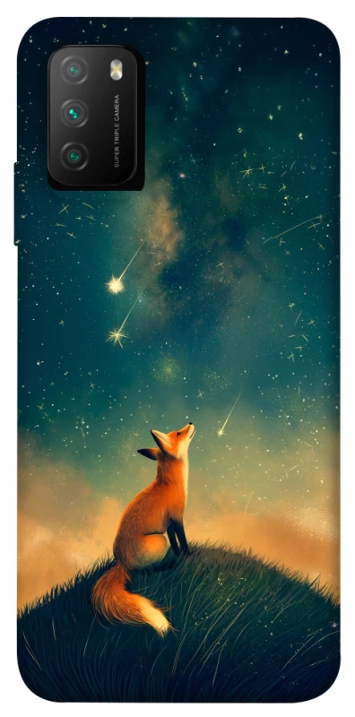 Чохол на Xiaomi Poco M3 Sky fox фото 1 з 1