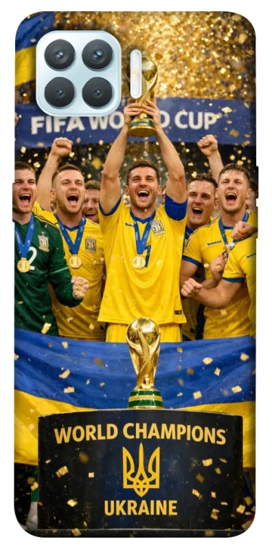 Чохол на Oppo F17 Pro UA-Football ver.5 фото 1 з 1