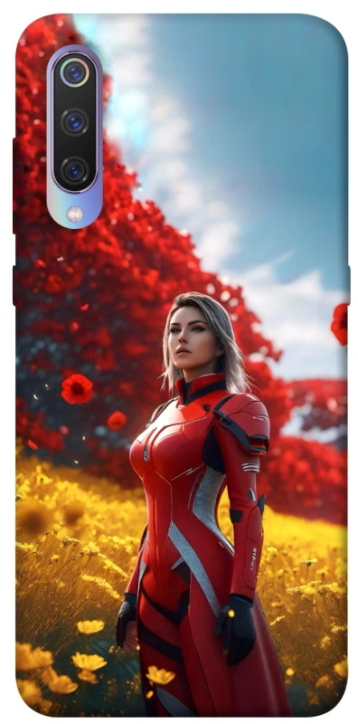 Чохол на Xiaomi Mi 9 Cyber space girl ver.5 фото 1 з 1