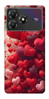 Чохол на ZTE Blade A36 Many hearts фото 1 з 1