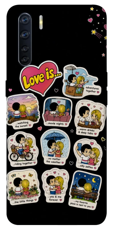 Чохол на Oppo A91 Love is ver.4 фото 1 з 1