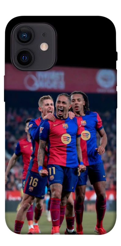 Чехол на Apple iPhone 12 mini (5.4") FC Barcelona team фото 1 из 1