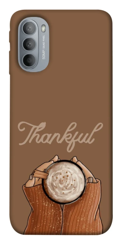 Чохол на Motorola Moto G31 Thankful coffee фото 1 з 1