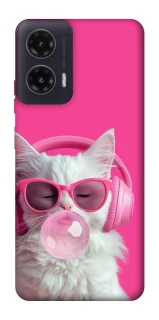 Чохол на Motorola Moto G35 Pink kitty фото 1 Чохол на Motorola Moto G35 Pink kitty фото 1 з 1