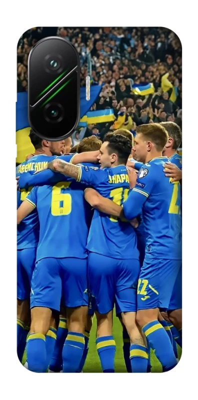 Чехол на Xiaomi Poco F7 Сборная Украины v3 фото 1 из 1