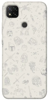 Чохол на Xiaomi Redmi 9C Star Wars background ver.1 фото 1 з 1