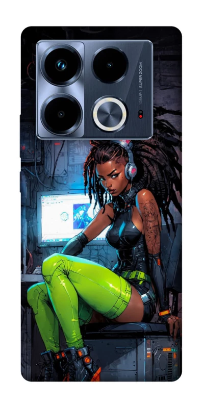 Чохол на Infinix Note 40 4G Cyber girl фото 1 з 1