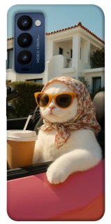 Чохол на TECNO Camon 18 Stylish Cat Cruise фото 1 з 1