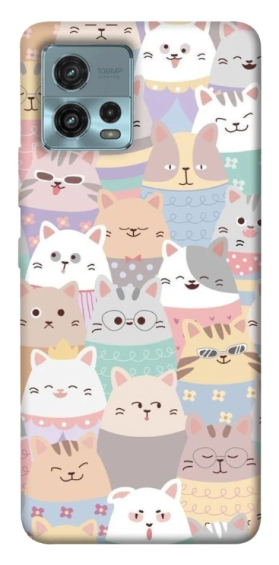 Чехол на Motorola Moto G72 Funny Kittens ver.2 фото 1 из 1