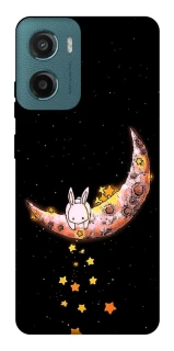 Чехол на Motorola Moto G06 Moon rabbit фото 1 из 1