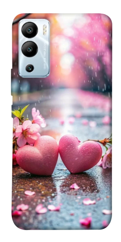Чехол на Infinix Hot 12i Pink heart фото 1 из 1