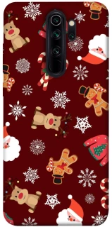 Чехол на Xiaomi Redmi Note 8 Pro Новогодний v6 фото 1 из 1