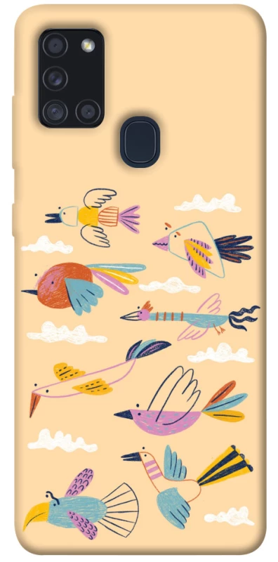 Чохол на Samsung Galaxy A21s Переліт фото 1 з 1
