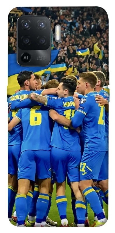 Чехол на Oppo Reno 5 Lite Сборная Украины v3 фото 1 из 1