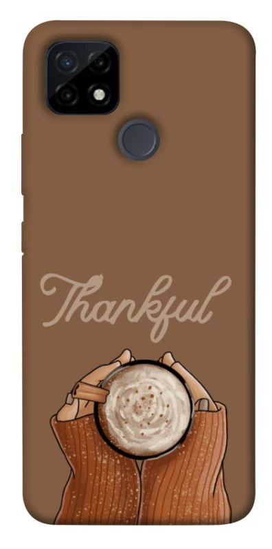 Чехол на Realme C12 Thankful coffee фото 1 из 1