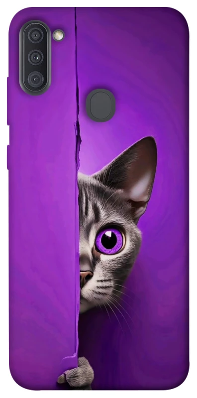 Чохол на Samsung Galaxy A11 Кіт-підглядач фото 1 з 1