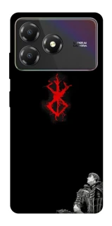 Чохол на ZTE Blade A36 berserk black фото 1 з 1