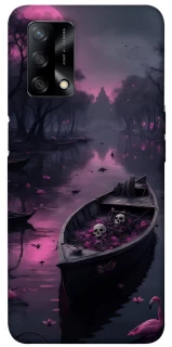 Чехол на Oppo A74 4G Boat and flamingo фото 1 из 1