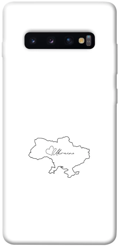 Чехол на Samsung Galaxy S10+ Ukraine map фото 1 из 1