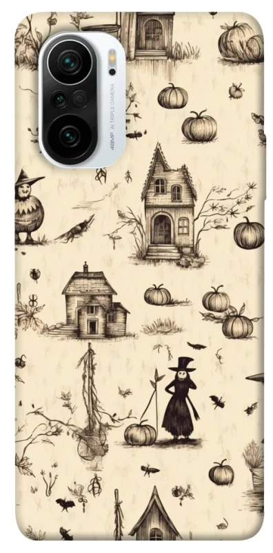 Чехол на Xiaomi Redmi K40 / K40 Pro / K40 Pro+ / Poco F3 Halloween aesthetic ver.1 фото 1 из 1
