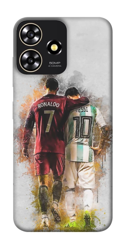 Чохол на ZTE Blade A73 4G Ronaldo та Messi фото 1 з 1