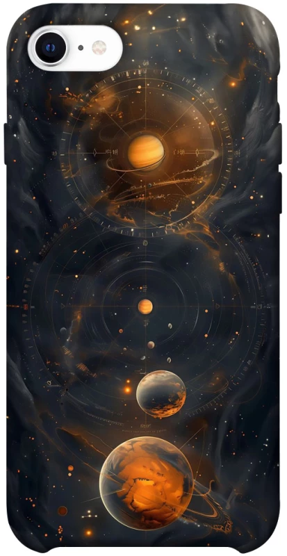 Чехол на Apple iPhone SE (2020) Солнечная система фото 1 из 1