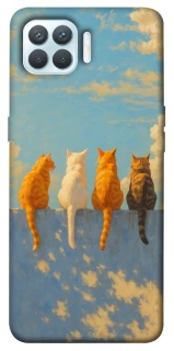 Чехол на Oppo F17 Pro cats on wall фото 1 из 1