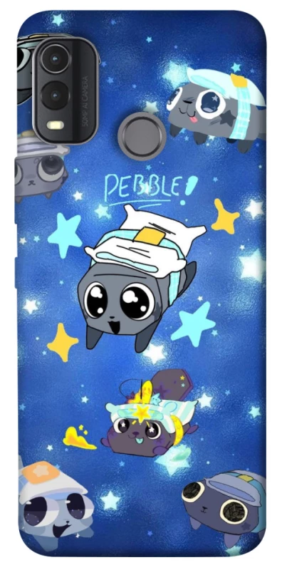 Чехол на Nokia G11 Plus Pebble kitten stars фото 1 из 1
