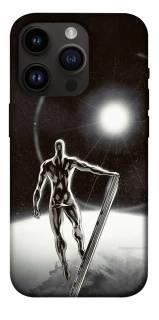 Чехол на Apple iPhone 14 Pro (6.1") Серебряный сёрфер фото 1 из 1