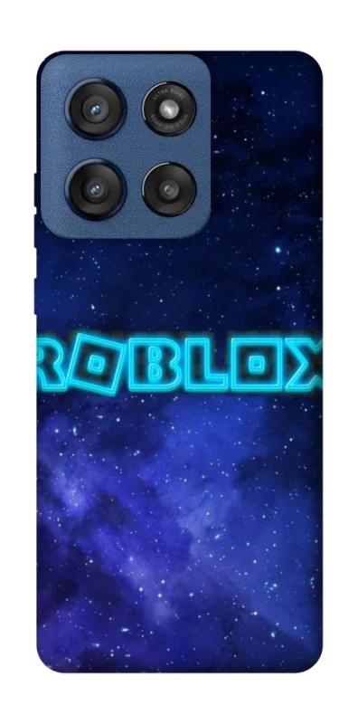 Чохол на Motorola Edge 60 Stylus Roblox Space Logo Blue фото 1 з 1