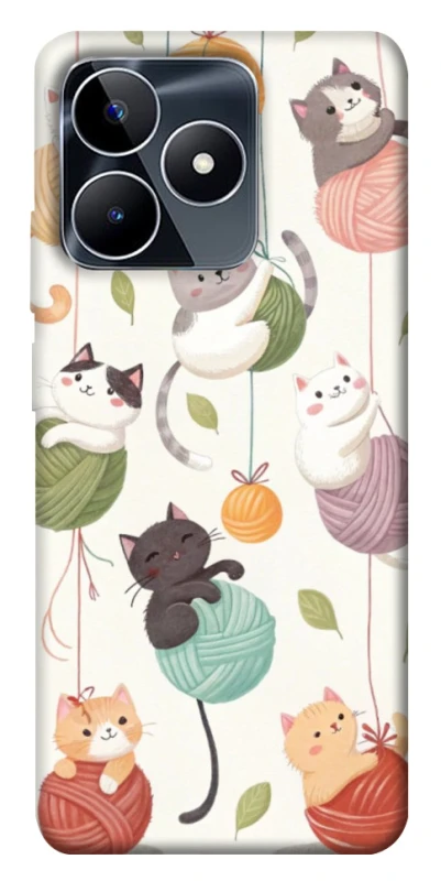 Чохол на Realme C53 Funny Kittens фото 1 з 1