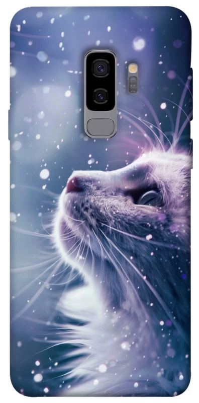 Чехол на Samsung Galaxy S9+ Snow cat фото 1 из 1