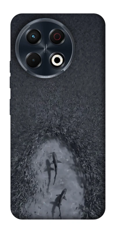 Чехол на TECNO Spark 30 Pro (KL7) Акула фото 1 из 1