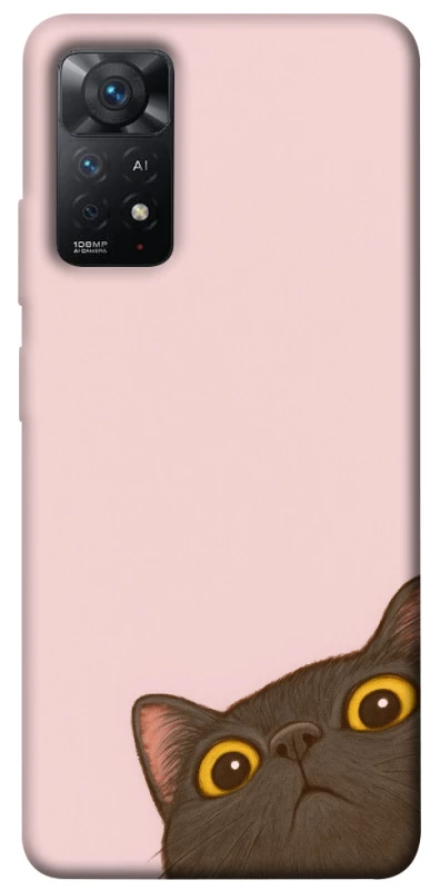Чохол на Xiaomi Redmi Note 11 Pro 4G/5G Peeping cat фото 1 з 1