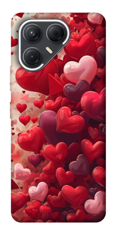 Чехол на TECNO Pova 7 Many hearts фото 1 из 1