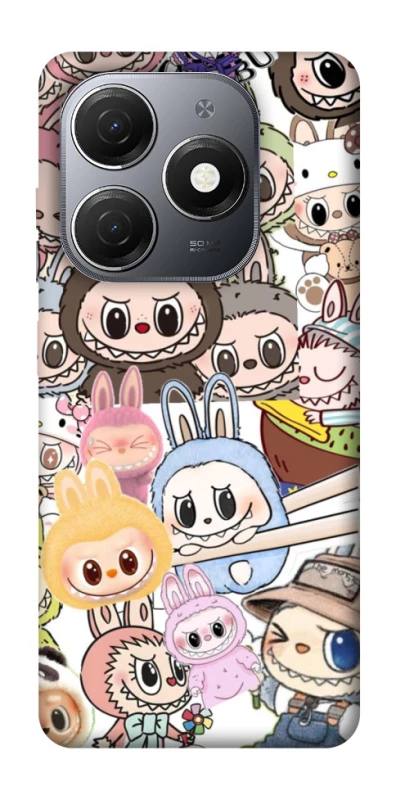 Чохол на TECNO Spark 20 All Labubus фото 1 з 1