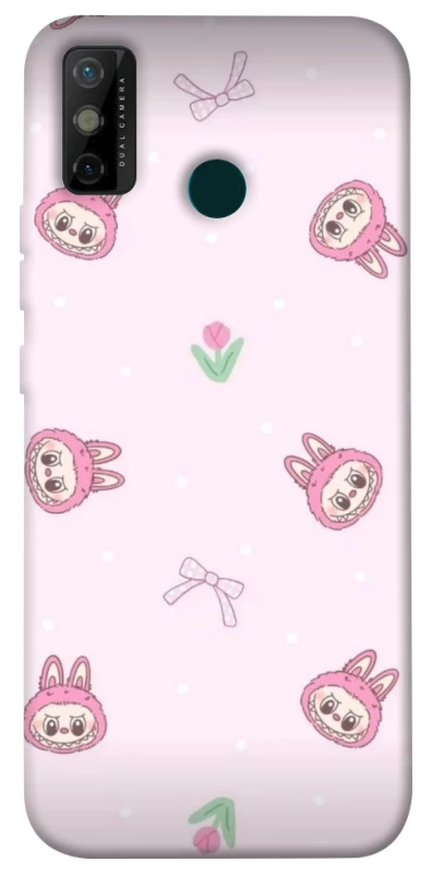 Чохол на TECNO Spark 6 Go Labubu Flower фото 1 з 1