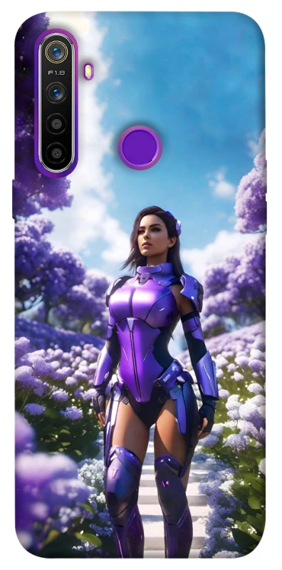 Чехол на Realme 5 Cyber space girl ver.4 фото 1 из 1