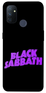 Чохол на OnePlus Nord N100 Black Sabbath logo ver.1 фото 1 Чохол на OnePlus Nord N100 Black Sabbath logo ver.1 фото 1 з 1
